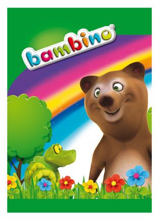 Zápisník A5, 16 dvojfarebný linkový Bambino