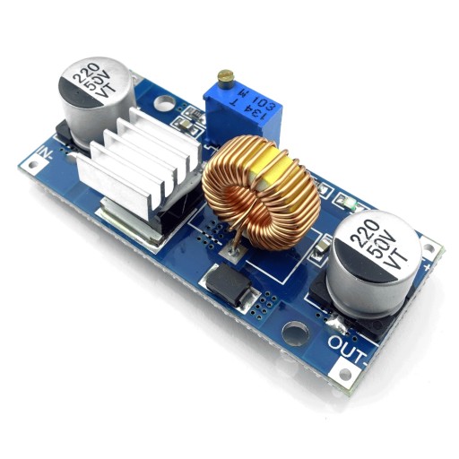 XL4015 znižovací menič 5A 1,25V-36V DC-DC