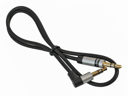 JACK kábel 3,5 mm 3P TRS stereo zástrčka-zástrčka SLIM VITALCO 0,5 m