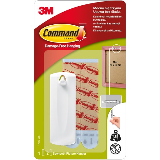 COMMAND 3M HÁK NA OBRAZOVÝ RÁM 1,8 Kg 17040