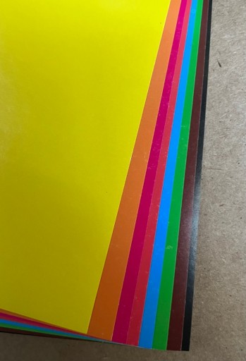 Farebný samolepiaci papier A5