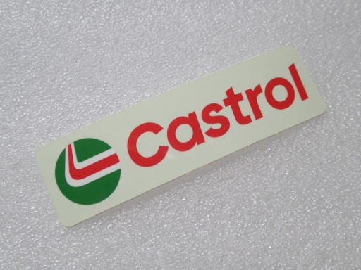 NÁLEPKA S LOGOM CASTROL OIL 8,8 x 2,5 cm