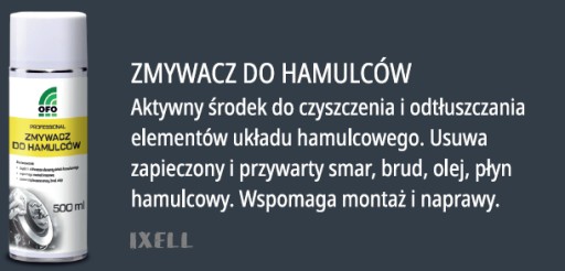 OFO účinný, silný čistič bŕzd 500 ml 926