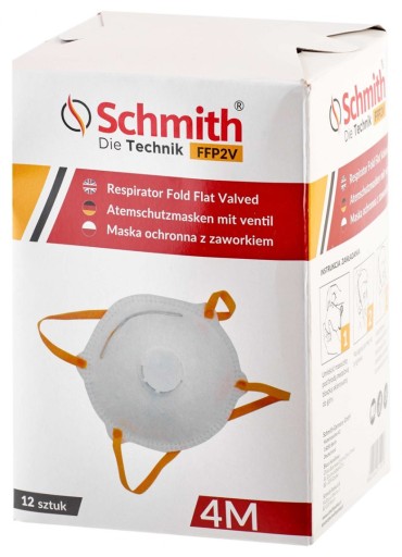 Ochranná maska s ventilom 1 ks