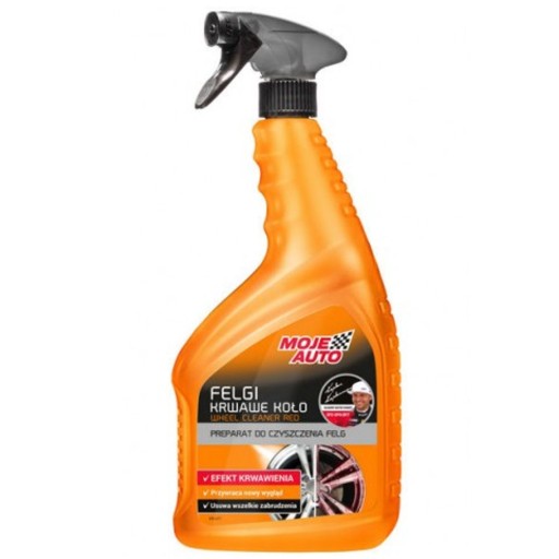 MOJE AUTO prípravok na čistenie ráfikov KRWAWE KOŁO atomizér 750ml