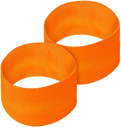 Náramky Hands Neon ORANGE Disco 80s Carnival 2 ks.