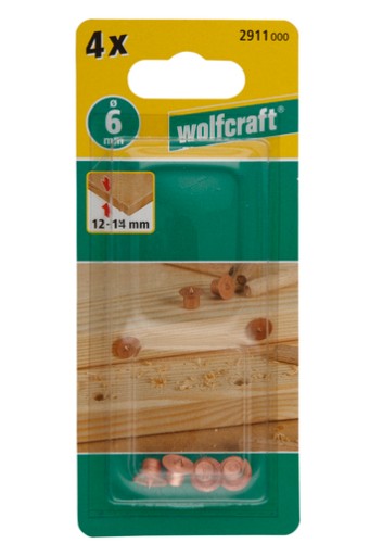 6mm Wolfcraft 2911000 značkovače na kolíkové spoje