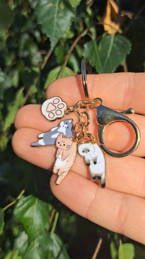 KEYRING CAT kitten 3 kľúčenka na kľúče Batoh