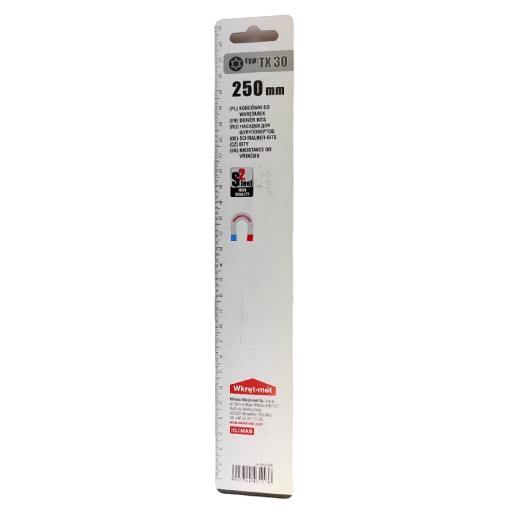 Bitový skrutkovač hrot TORX30 TX30 KLIMAS 250mm
