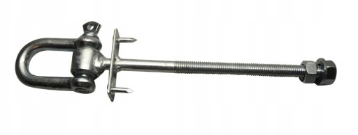 HÁČKOVÁ MONTÁŽ HÝJDAČKY S SHAKEL + ČEPY M10 270 mm