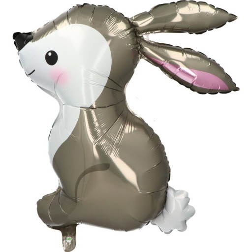 Fóliový balón Zajac 60 cm Narodeniny lesných zvieratiek