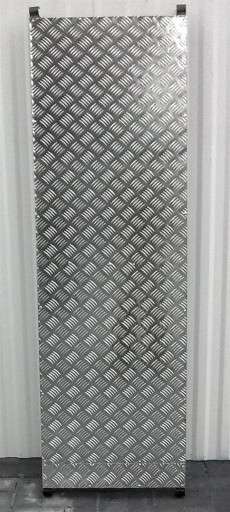 Dyha: rebrovaný plech, samolepiaca PVC fólia