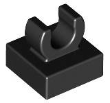 LEGO 15712 DRŽADLA NA DLAŽDIČKU 1x1 čierna (3g) 16 ks.