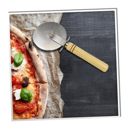 Nôž na krájanie PIZZY guľaté ryhovanie 9cm