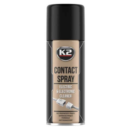 K2 KONTAKT SPREJ NA ČISTENIE KONTAKTNÝCH DRÔTOV 400ML
