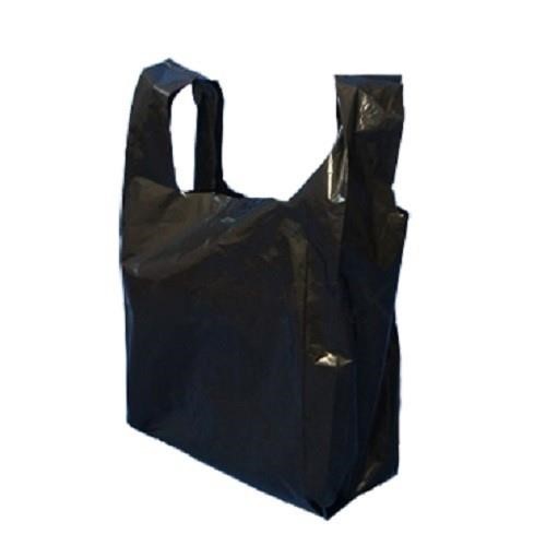 LDPE plastová taška Čierna 30x55cm Tašky 50 ks