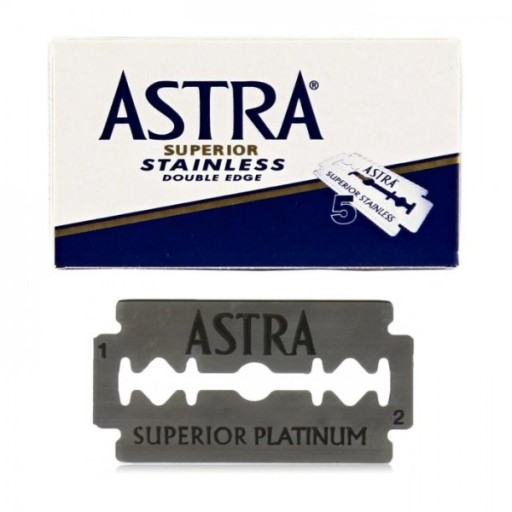 Astra Superior Nerezové klasické žiletky 5 ks