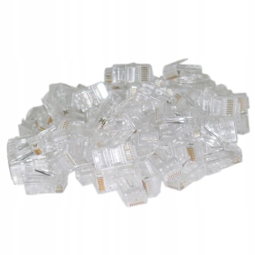 ZÁSTRČKA SIEŤ ZÁSTRČKA INTERNET CAT6 RJ45 8P8C X100