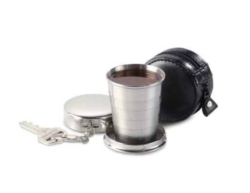 SKLADACIE TELESKOPICKÉ SKLO S OBJEMOM Púzdra 70 ml