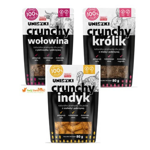 Uniszki chrumkavý králik 80g.