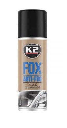 K2 FOX ZABRAŇUJE ZAhmlievaniu okien, sprej proti zahmlievaniu