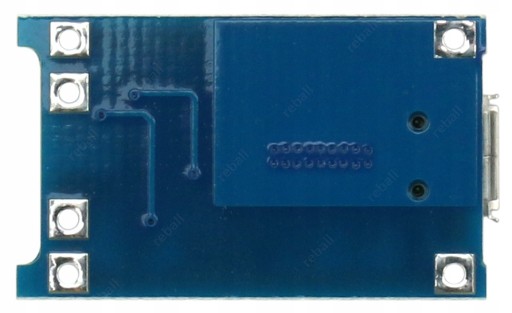 MODUL NABÍJACIEHO ČLÁNKU NABÍJAČKA BATÉRIÍ Li-Ion 18650 TP4056 microUSB