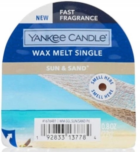 Yankee Candle Classic Wax Sun & Sand 22g