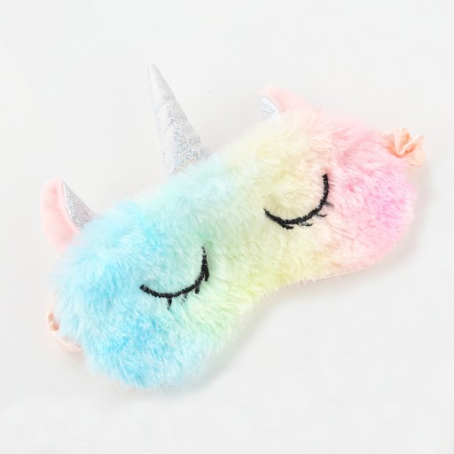 Čelenka masky na spanie v lietadle Unicorn