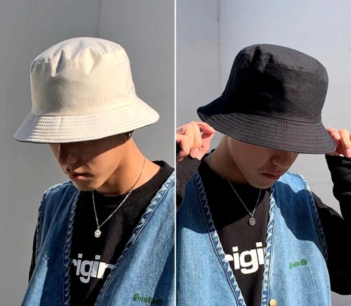 BUCKET HAT, obojstranný RYBÁRSKY klobúk