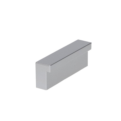 Moderná nábytková úchytka na kuchynský nábytok L-50 chróm 32mm + skrutky