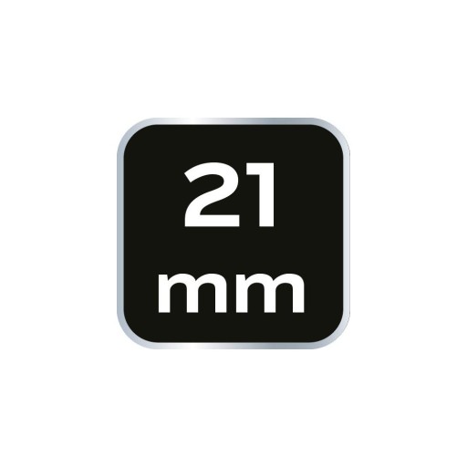 3/8 dlhá šesťhranná objímka, 21 mm