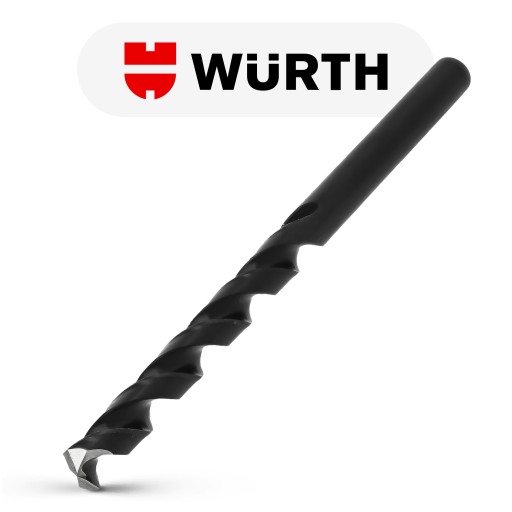 HSS ZEBRA KOV Vrták DIN 338 6mm WURTH do ocele Liatina ŠPIRÁLA