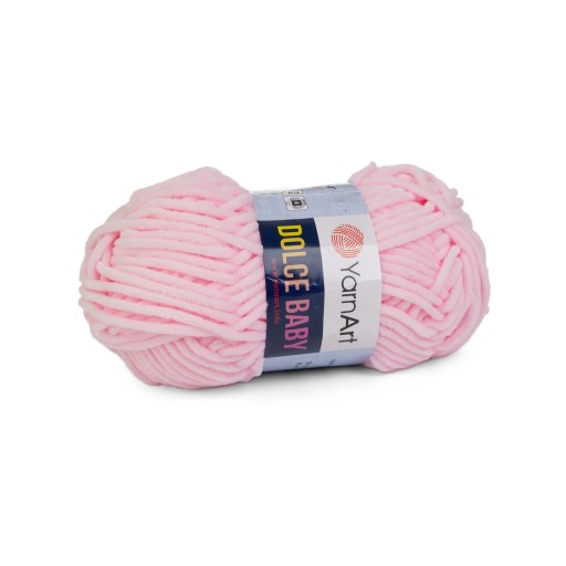 50g polyesterová priadza Dolce Baby, svetloružová 750