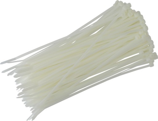 KABELOVÉ VIAZAČKY BIELE VIAZAČKY 3,6X140mm
