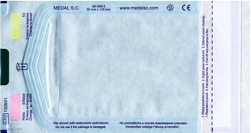 STERILIZAČNÉ VRECKÁ 90x135mm - balenie 200 ks - PEVNÝ POĽSKÝ VÝROBCA