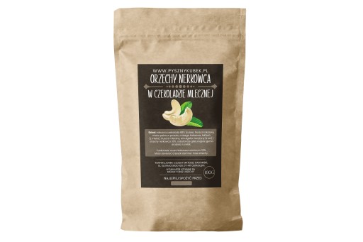 Kešu v mliečnej čokoláde 100g bez palmového oleja