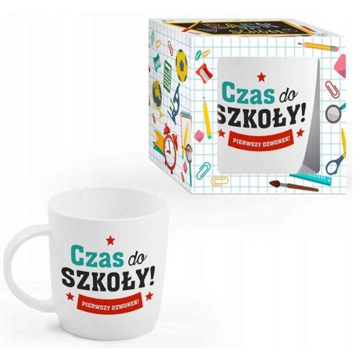 Keramický hrnček pre dieťa SCHOOL 330ml zvonček