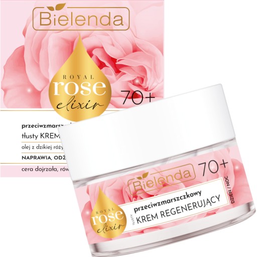BIELENDA ROSE KRÉM NA TVÁR ROSE REGENERAČNÝ PROTI VRÁSKAM 70+