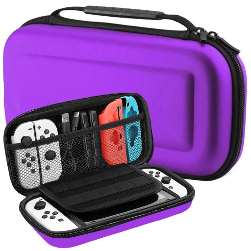 VYSTUDENÉ POUZDRO PRE NINTENDO SWITCH OLED PURPLE