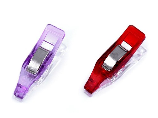 Spona na papierové sponky 5ks 4x27mm látková spona