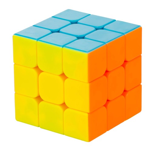 Logická hra Puzzle kocka 3x3 neónové 5,65 cm