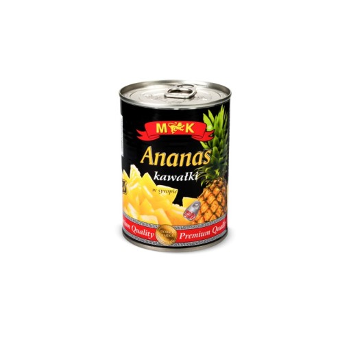 MK Kúsky ananásu v sirupe light 565 g
