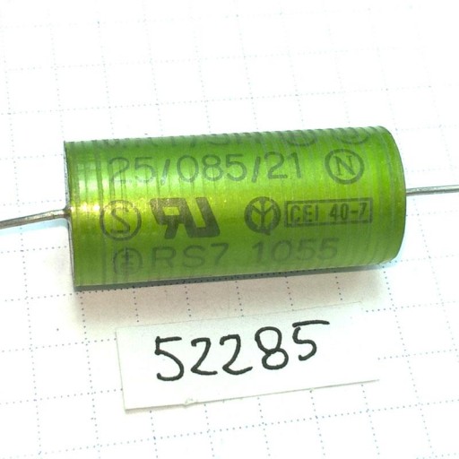 Kondenzátor MKT 680nF 250V AC X2 14x32 axiálny x2