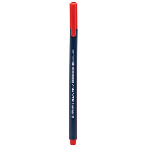 Trojuholníkové jemné linky 0,4 mm 10 farieb Astra