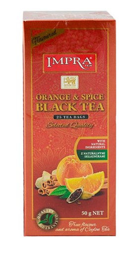 Čierny koreňový čaj 25 tb Orange & Spice IMPRA