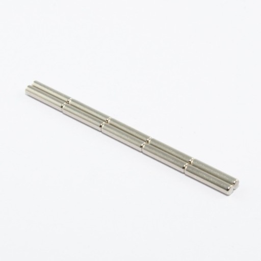 NEODYMIOVÝ MAGNET STRIEBORNÝ VALEC MW2X10 N38 10 KS