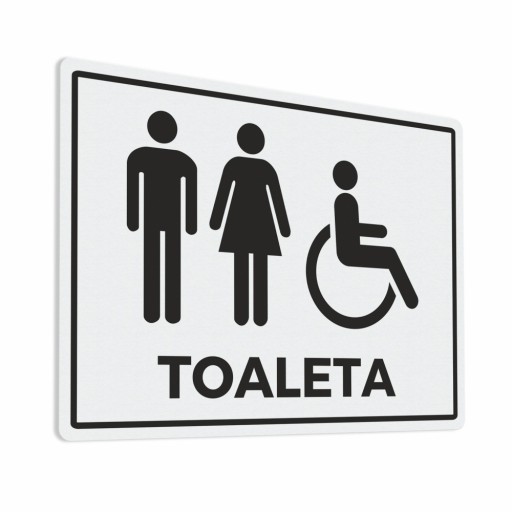 Dámska toaleta, Pánska toaleta - nálepky na dvere