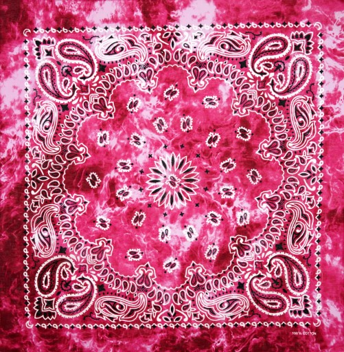 Bandana bandana bandana ružový ombre šál