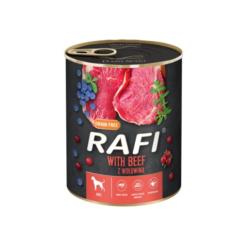 Rafi mokré, bezobilné krmivo pre dospelých psov 400g