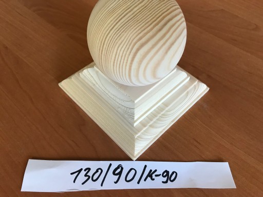 Baldachýny na drevenom stĺpiku Pyramída typ 8cm - 5cm